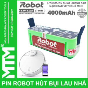 Pin robot hút bụi iRobot Roomba Seri – 14.4V 4000mAh new